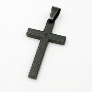 Stainless Steel Cross Pendant - KP117191-HR