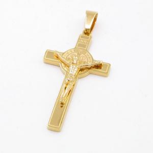 Stainless Steel Cross Pendant - KP117193-HR