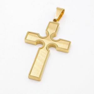 Stainless Steel Cross Pendant - KP117196-HR