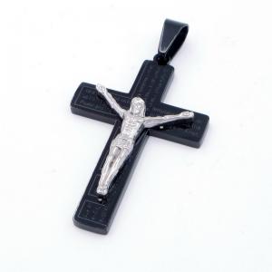 Stainless Steel Cross Pendant - KP117330-HR