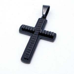 Stainless Steel Cross Pendant - KP117340-HR