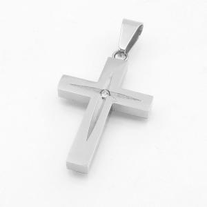 Stainless Steel Cross Pendant - KP117492-HR