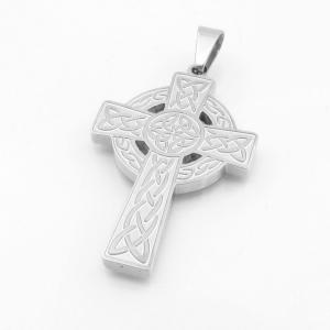 Stainless Steel Cross Pendant - KP117495-HR