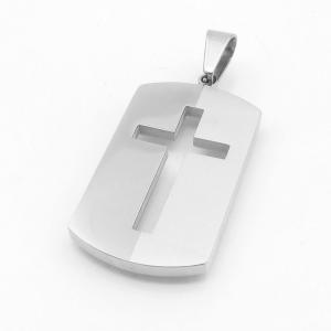 Stainless Steel Cross Pendant - KP117509-HR