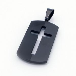 Stainless Steel Cross Pendant - KP117510-HR