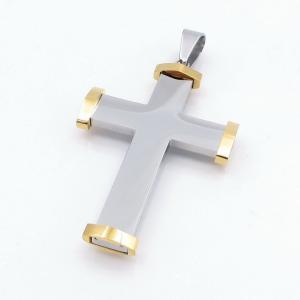 Stainless Steel Cross Pendant - KP117514-HR