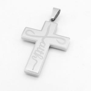 Stainless Steel Cross Pendant - KP117525-HR