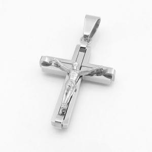 Stainless Steel Cross Pendant - KP117546-HR