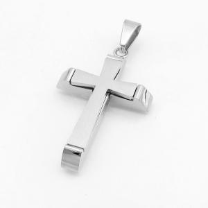 Stainless Steel Cross Pendant - KP117556-HR
