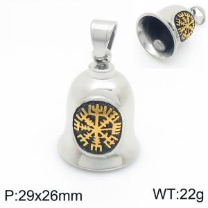 Stainless Steel Gold-plating Pendant - KP117601-MZOZ