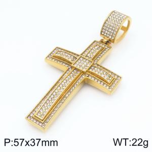 Stainless Steel Cross Pendant - KP117602-MZOZ