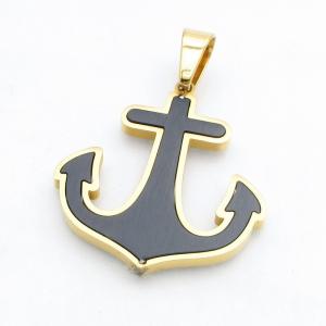 Stainless Steel Black-plating Pendant - KP118191-HR