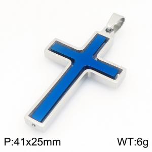 Stainless Steel Jewelry Cross Pendant - KP118323-ZLA