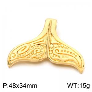 Stainless Steel Gold-plating Pendant - KP119000-LK