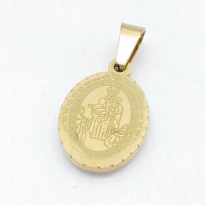 Stainless Steel Gold-plating Pendant - KP119200-HDJ