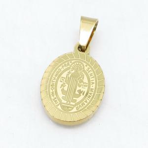 Stainless Steel Gold-plating Pendant - KP119203-HDJ