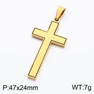 Stainless Steel Cross Pendant - KP119299-KL