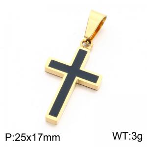 Stainless Steel Cross Pendant - KP119316-KL