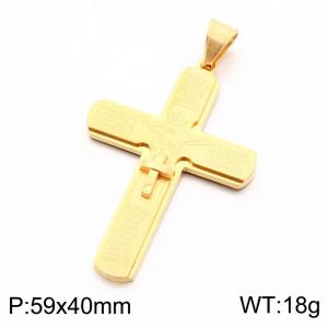Stainless Steel Cross Pendant - KP119327-KL