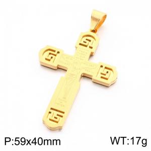 Stainless Steel Cross Pendant - KP119335-KL