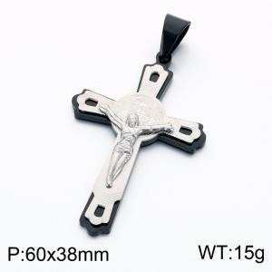 Stainless Steel Cross Pendant - KP119340-KL