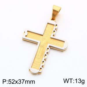 Stainless Steel Cross Pendant - KP119342-KL