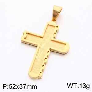 Stainless Steel Cross Pendant - KP119343-KL