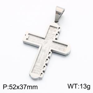 Stainless Steel Cross Pendant - KP119344-KL