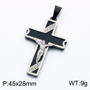 Stainless Steel Cross Pendant - KP119349-KL