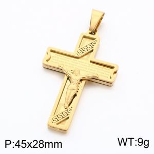 Stainless Steel Cross Pendant - KP119351-KL