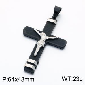 Stainless Steel Cross Pendant - KP119363-KL
