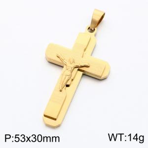 Stainless Steel Cross Pendant - KP119366-KL