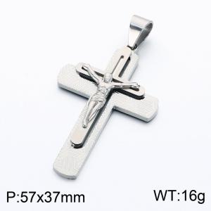 Stainless Steel Cross Pendant - KP119375-KL