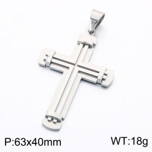 Stainless Steel Cross Pendant - KP119380-KL