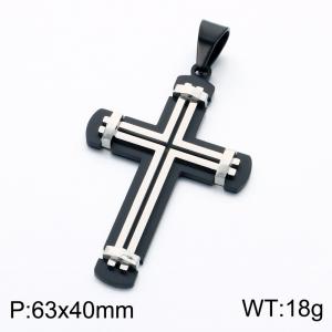 Stainless Steel Cross Pendant - KP119381-KL