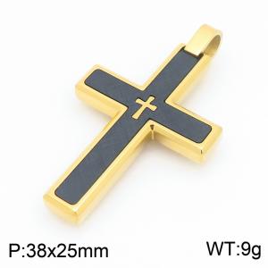 Stainless Steel Cross Pendant - KP119767-HR