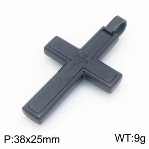 Stainless Steel Cross Pendant - KP119771-HR