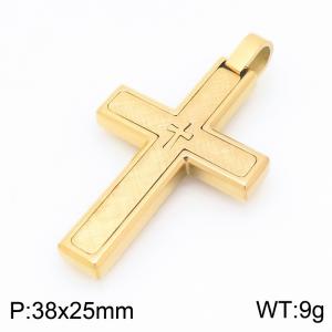 Stainless Steel Cross Pendant - KP119773-HR