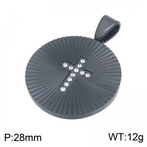 Stainless Steel Cross Pendant - KP119794-HR