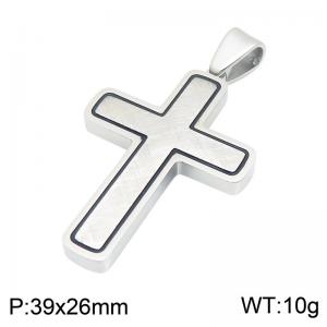 Stainless Steel Cross Pendant - KP119798-HR