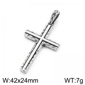 Stainless Steel Cross Pendant - KP119999-TLX