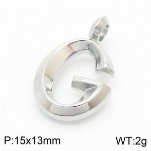 Stainless steel fashionable personalized letter G pendant pendant - KP120134-Z