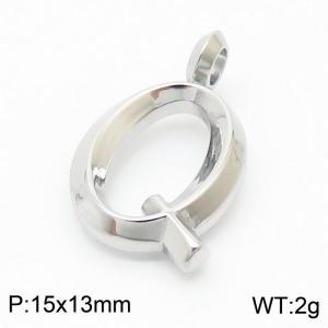 Stainless steel fashionable personalized letter Q pendant pendant - KP120164-Z