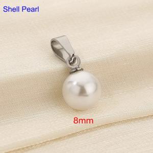 Shell bead pendant - KP120448-Z