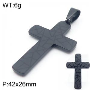 Stainless Steel Cross Pendant - KP130989-HR