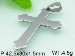 Stainless Steel Cross Pendant - KP35795-TJL