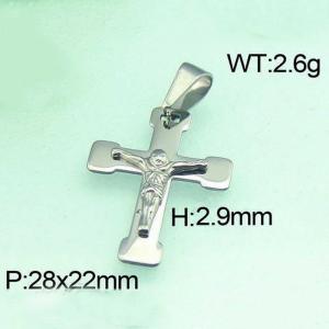 Stainless Steel Cross Pendant - KP37871-Z