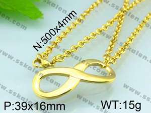 Stainless Steel Gold-plating Pendant - KP38937-Z