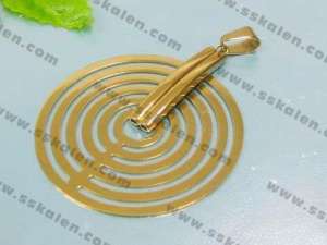 Stainless Steel Gold-plating Pendant - KP44404-KC