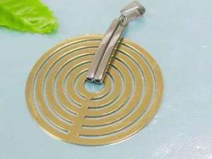 Stainless Steel Gold-plating Pendant - KP44406-KC